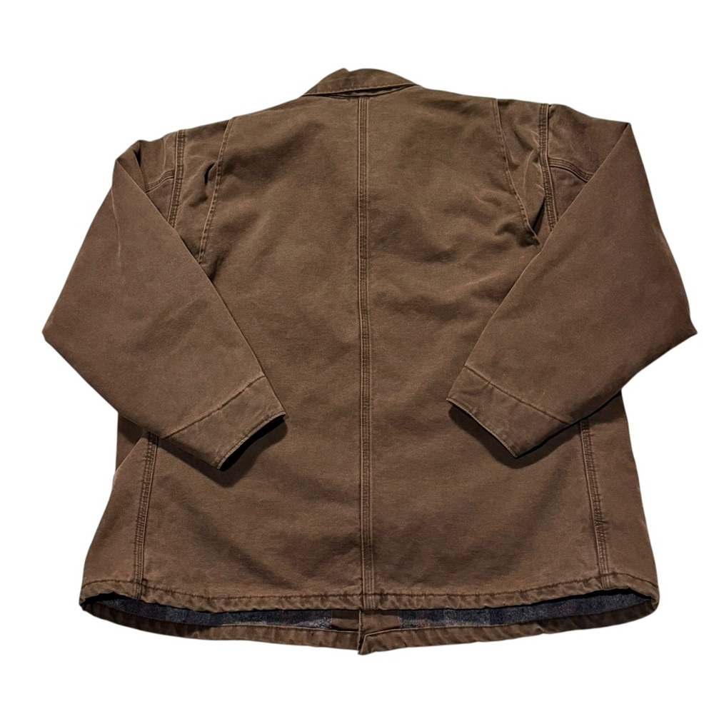 Vintage Carhartt Detroit C58 Brown Duck Chore Coat XL - Picture 3 of 5